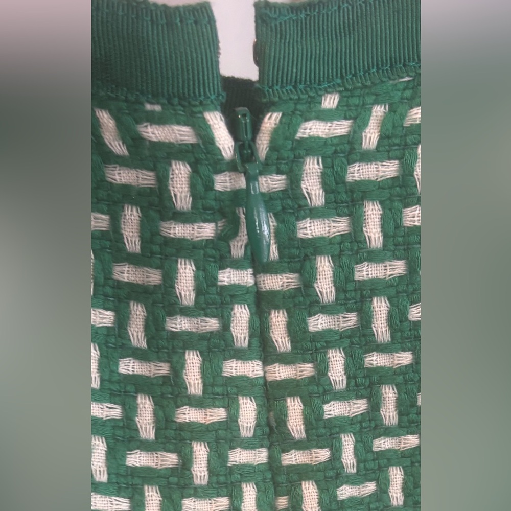 Talbots Green Geometric Pencil Skirt - Picture 7 of 8